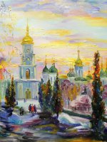 Індивідуальні заняття. Картина Ганни Сергіївни. Полотно. Масло